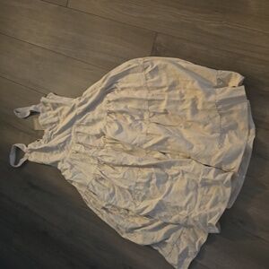 Meshki beige cream maxi dress